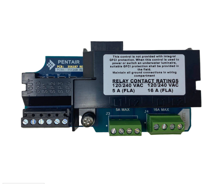 Pentair 356365Z.  Relay Control Board. IntelliFlo3 IntlliPro3 VSF Pool Pump. Replacement KIT/PART.
