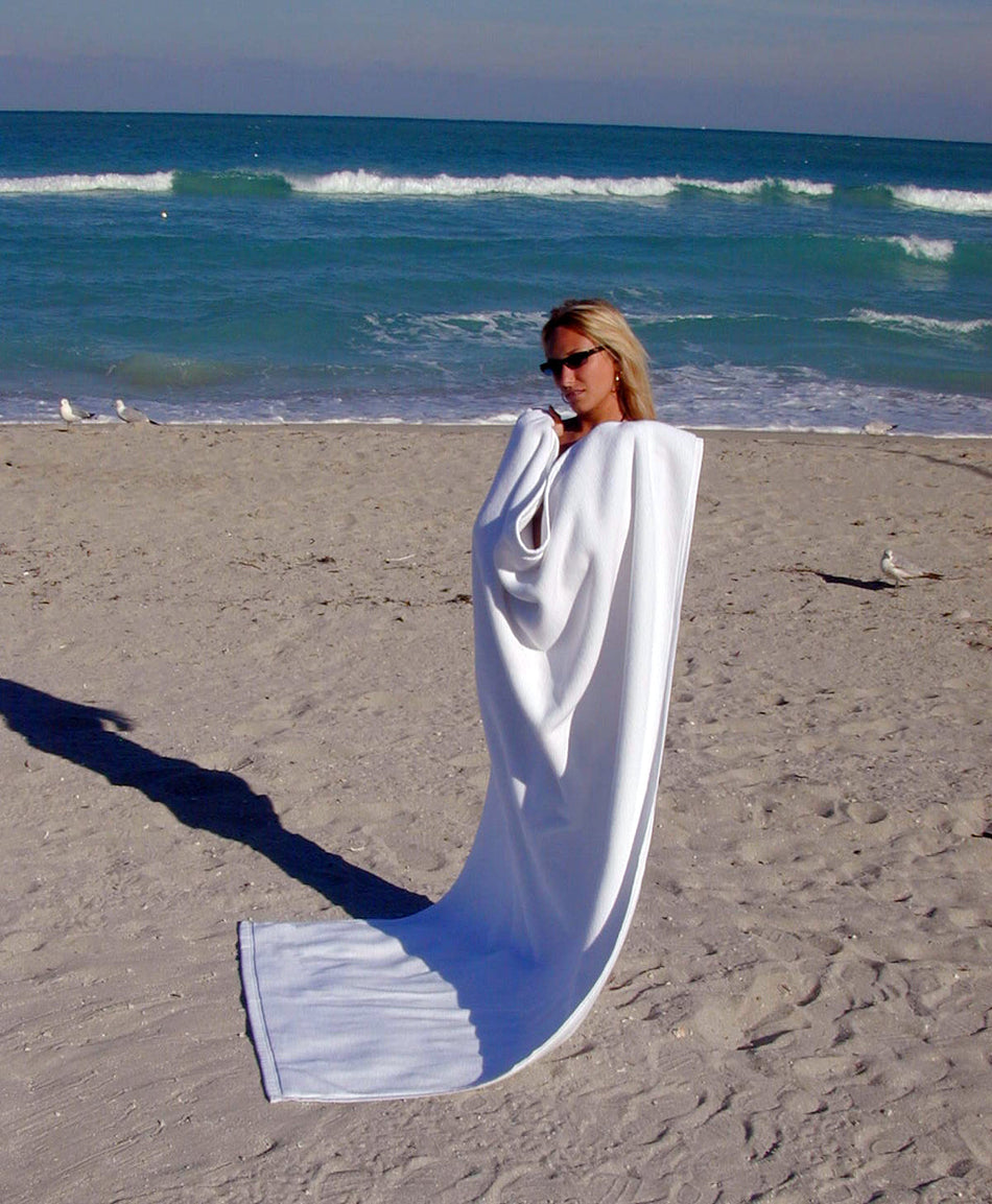 Oversized, Fluffy Beach Towel by Fattowels - Terry Towel, 35" x 70"