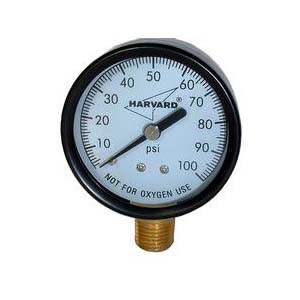 American Granby  INC EIPPG602-4L Liquid Filled Pressure Gauge 60 PSI, 1/4" Bottom Mount