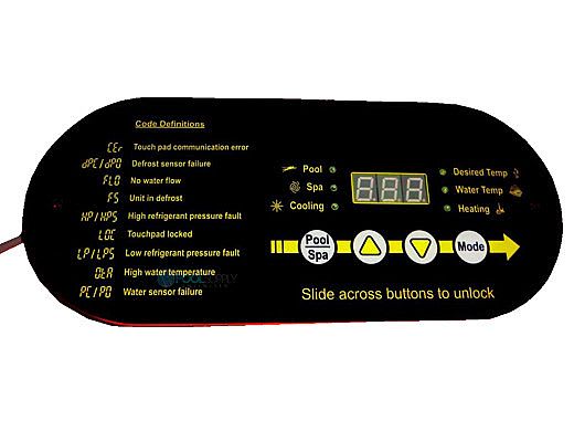 Aquacal Autopilot Inc ECS0276 Autopilot Control Panel Cap Touch 60In Long