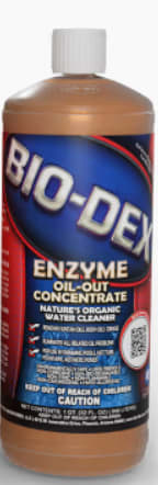 Bio-Dex OO132 Oil-Out Enzyme, 32 oz Bottle, 12/Case