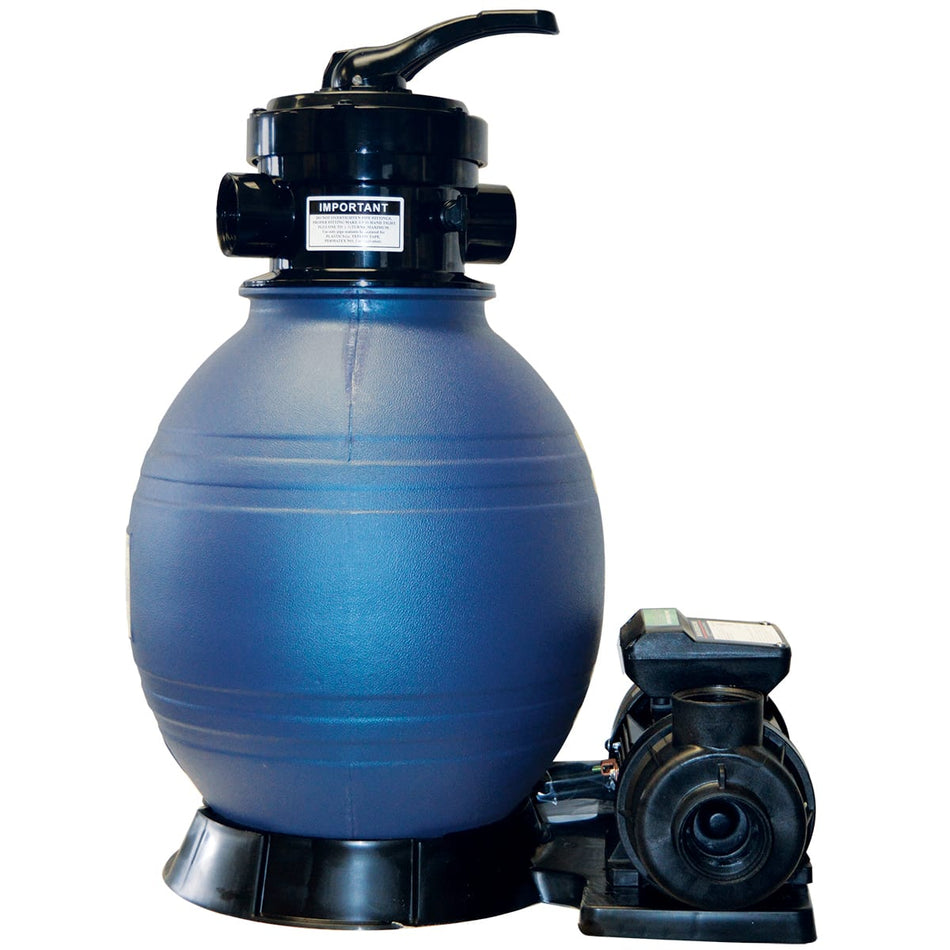 Blue Torrent AC SANDSHK 12" Sand Shark Sand Filter System w/ 1/3HP Pump