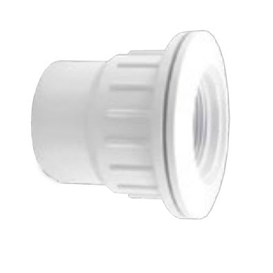 CMP 25523-500-000 Fiberglass Pool Wall Fitting w/ Nut, White