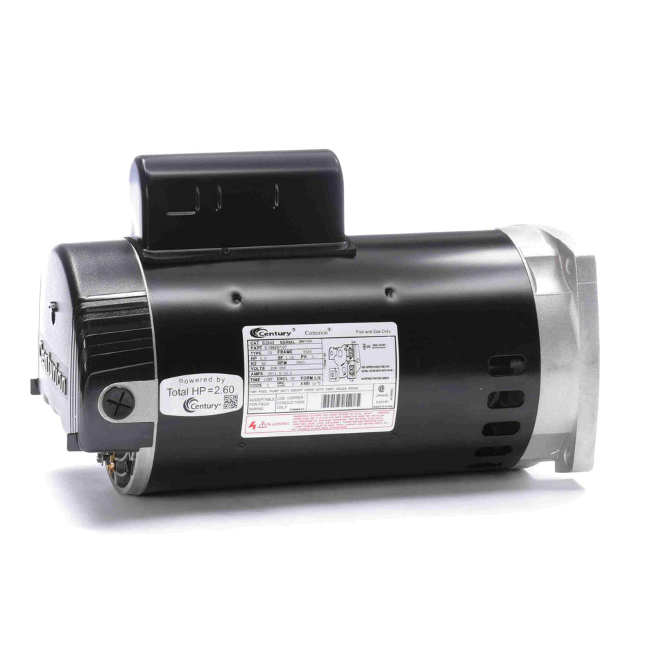 B2843 Century Pool Pump Motor 2HP 1 Phase 60Hz 208-230V Y56Y