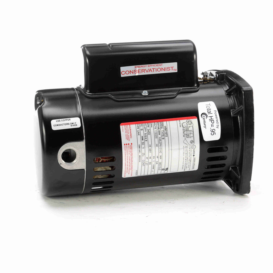 UQC1072 Century Pool Pump Motor 3/4HP 1 Phase 60Hz 230/115V 48Y