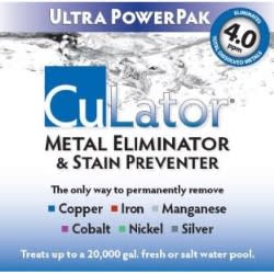 CuLator CUL-ULT-CS12 CUL-ULT-1 Ultra PowerPak Pool/Spa Metal Eliminator & Stain Preventer, 12/Case