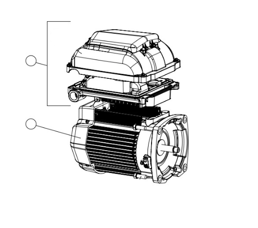 Pentair 356288S Motor & Drive Assembly for SuperFlo VS/VST after Oct 2020