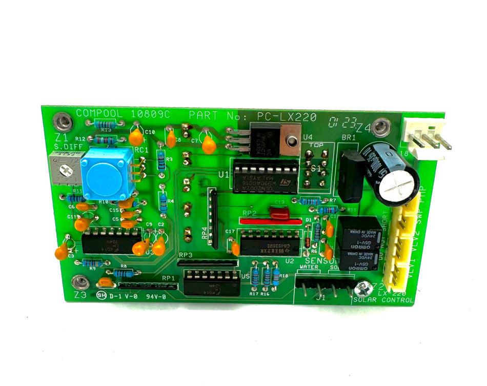 Pentair Compool PC-LX220 10809C Replacement Circuit Board PCLX220 LX220 LX-220 (Open Box)