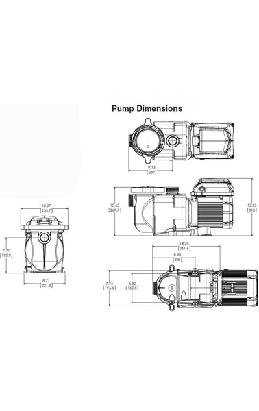 Pentair EC-342001 SuperFlo VS Pool Pump 1,5HP, 110/220Volt. Energy Star Certified.