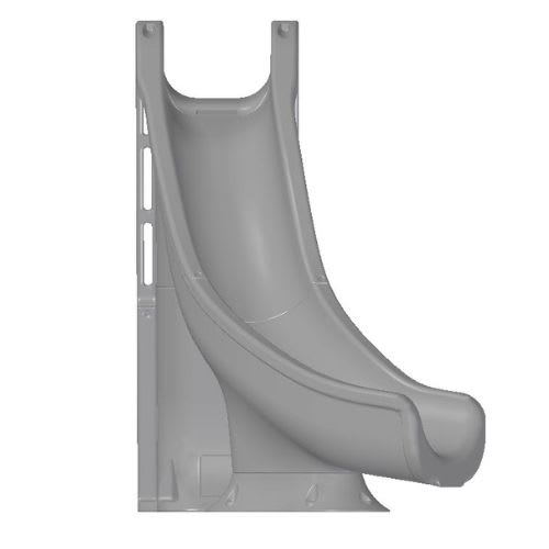 Global GPPSTW-GREY-L Tidal Wave Slide Left Turn Gray