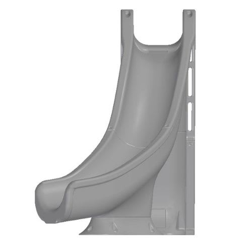 Global GPPSTW-GREY-R Tidal Wave Slide Right Turn Gray