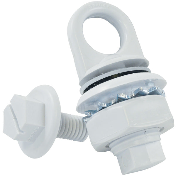 Hayward SP0404 Cycolac Eyebolt Assembly, White