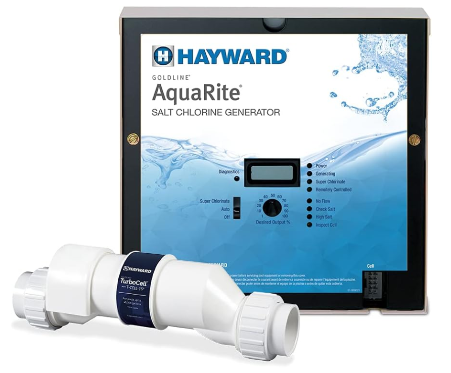 Hayward W3AQR15 AquaRite® & 40,000 Gal. Cell (1 Box) | High Capacity Salt Chlorination