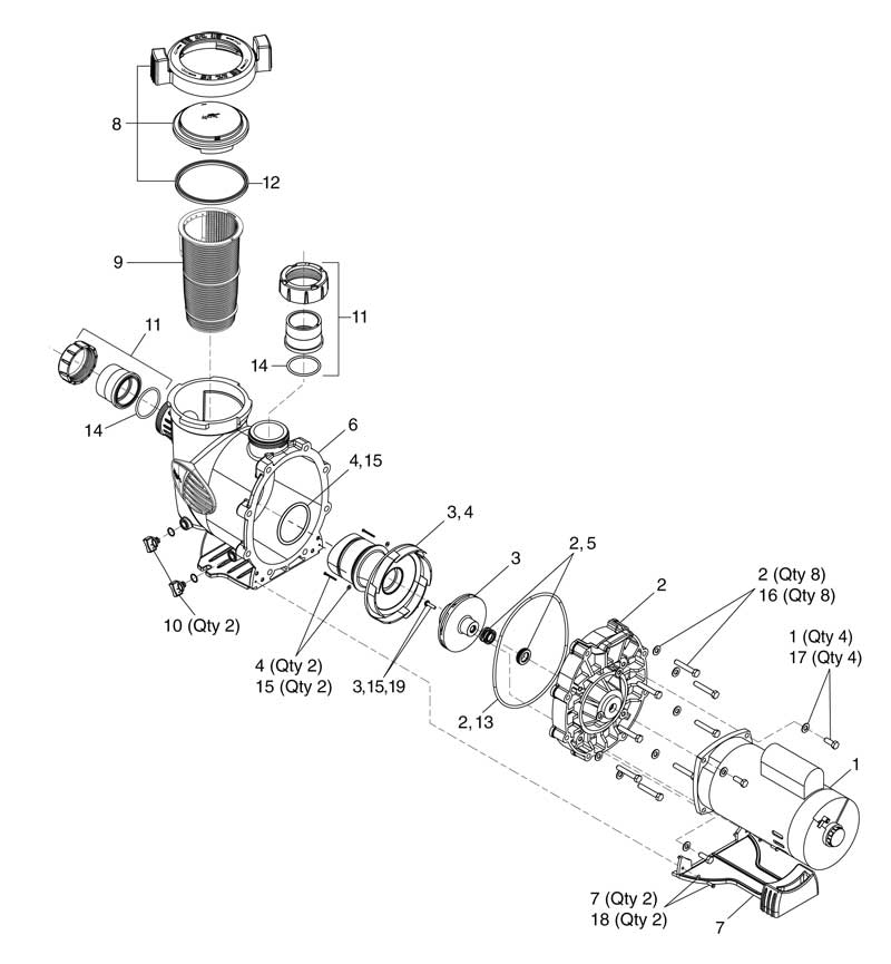 Jandy Pro Series Lid Seal & O-Ring | R0449100