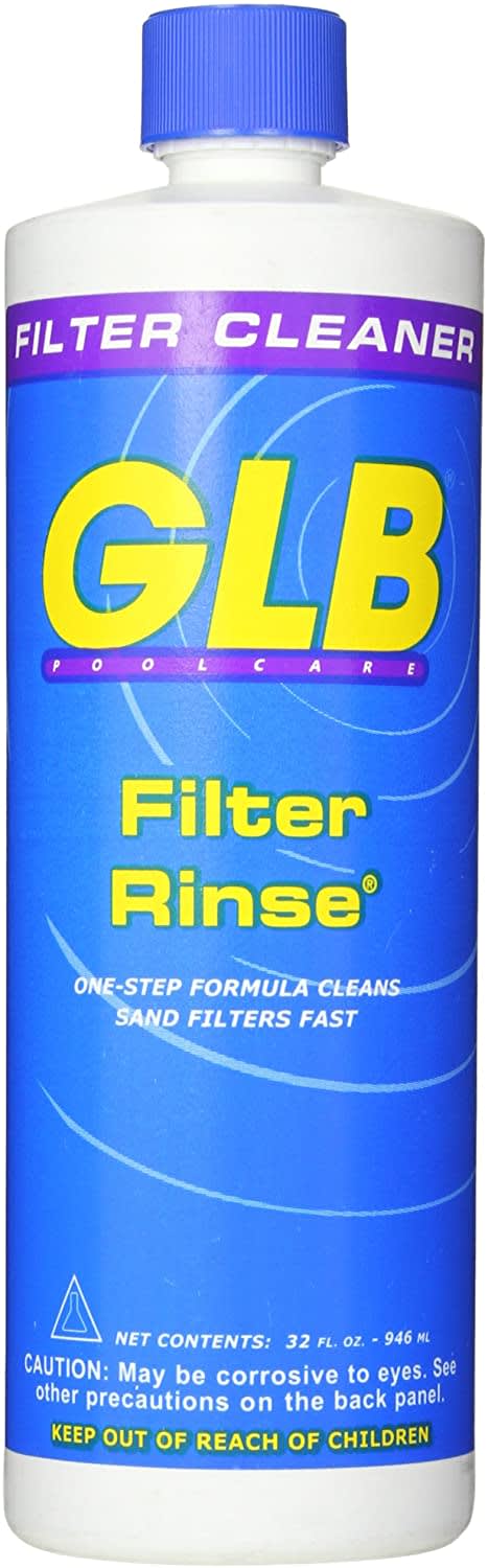 GLB Filter Rinse Pool Filter Cleaner 32 fl oz Bottle 12/Case | 71014