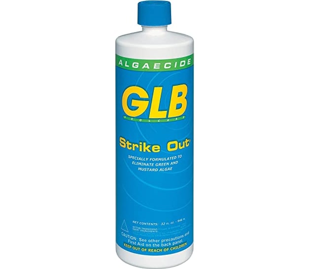 GLB 71114A Strike-Out Algaecide, 32 oz Bottle, 12/Case