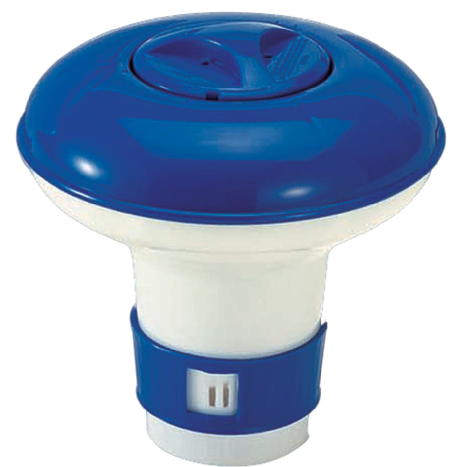 Ocean Blue Small Floating Chemical Dispenser for 1" Tablets, Blue & White | 160005