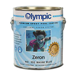 Olympic 221224 392 Zeron One Coat Epoxy Pool Coating, Bikini Blue, 1 gal | 392