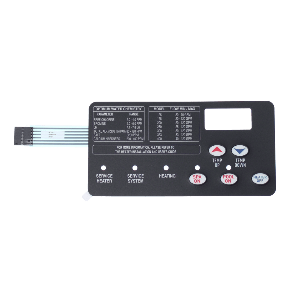 Pentair 472610Z MasterTemp Heater Membrane Pad Kit