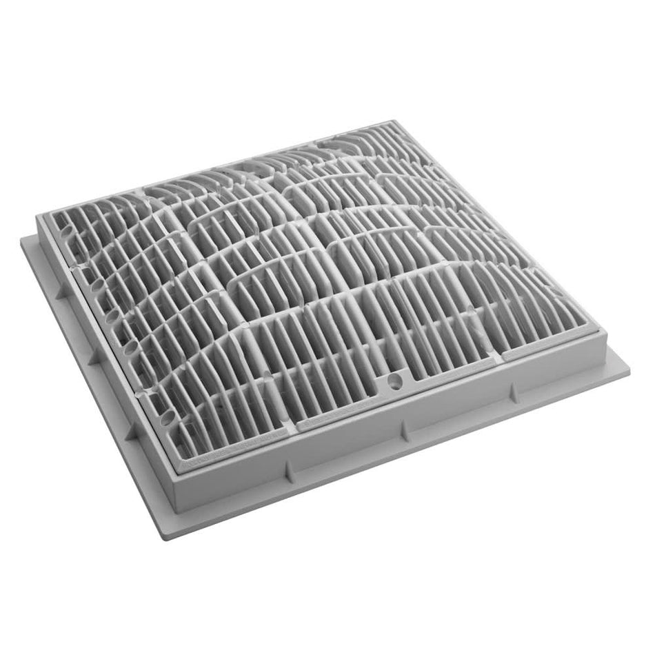 Waterway 640-4720 V 12" x 12" Pool Frame & Grate