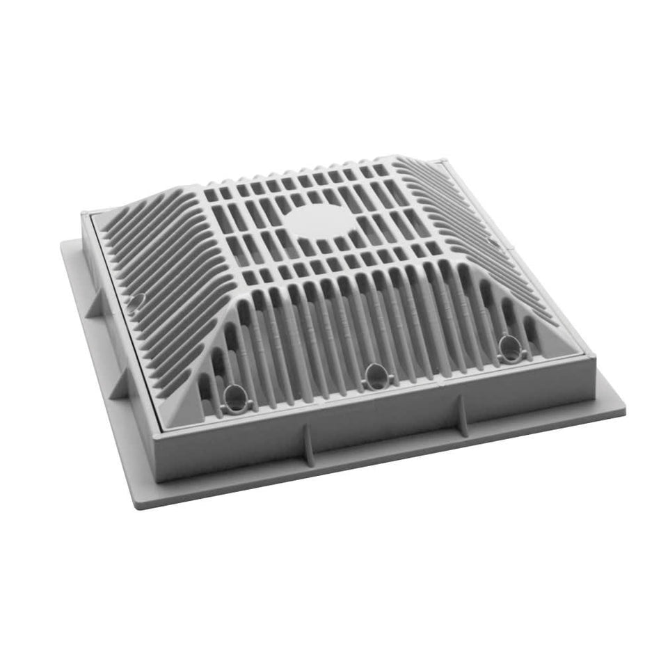 Waterway 640-4790 V 9" x 9" Pool Frame & Grate