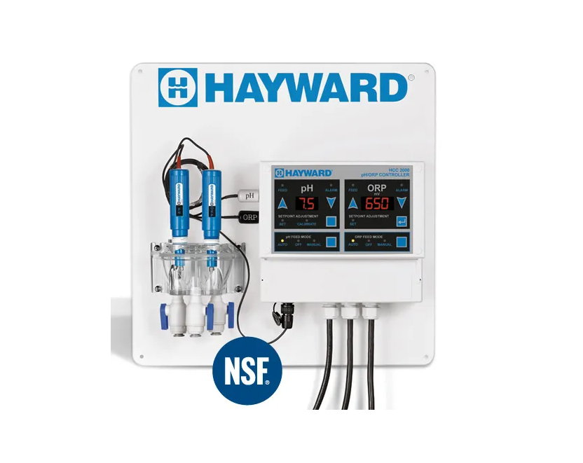 Hayward HCC2000CP Complete Package w/ Pre-mounted Chemical Feed Pumps | Turnkey Pool Chemistry Solution